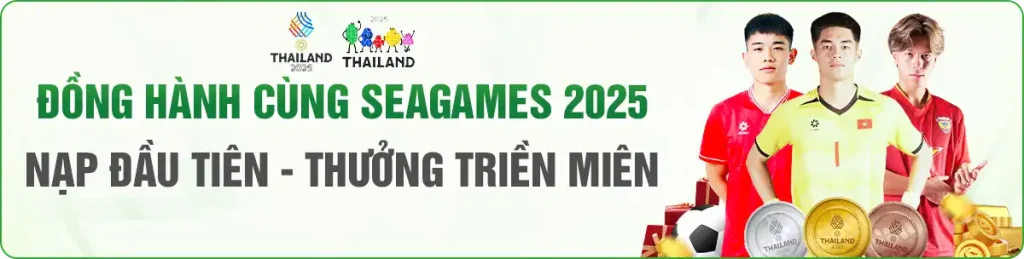 OK9 Đồng Hành SEA Games 2025 – Nạp Đầu Tiên, Nhận Thưởng Triền Miên Không Giới Hạn 3 ĐỒNG HÀNH CÙNG SEA GAMES 2025 NẠP ĐẦU TIÊN - THƯỞNG TRIỀN MIÊN